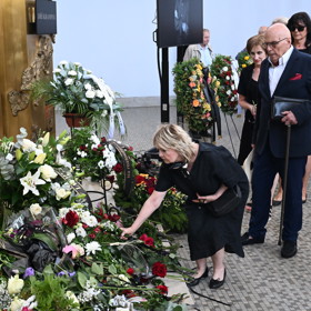 Pohřeb Jiřího Krampola.