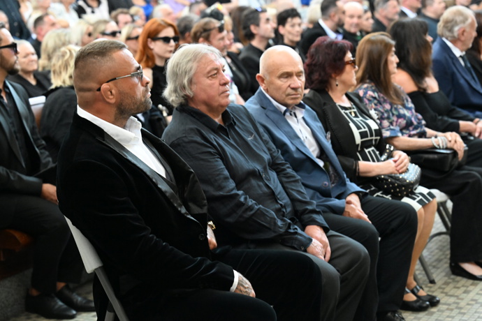 Pohřeb Jiřího Krampola.