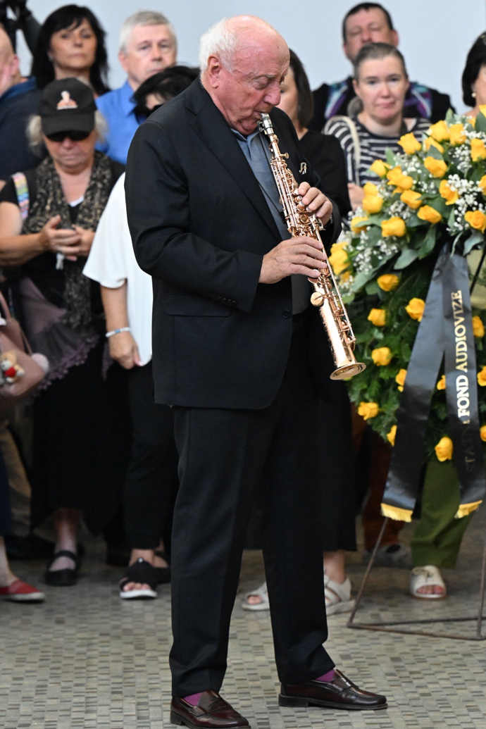Felix Slováček naposled zahrál Jiřímu Krampolovi.