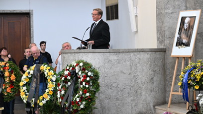 FOTO: Moderátor Aleš Cibulka měl řeč.