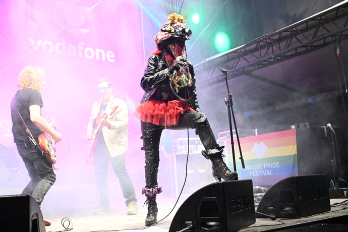 Jana Kratochvílová alias Uriel si svůj koncert vychutnávala plnými doušky.