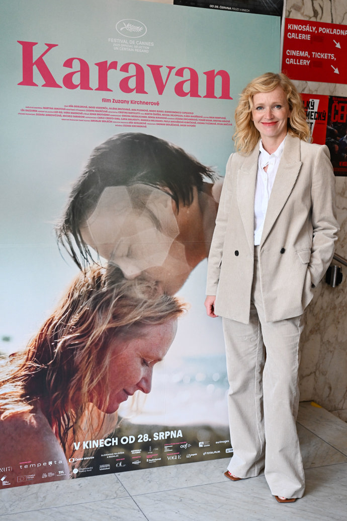 Aňa Geislerová představila nový film Karavan.