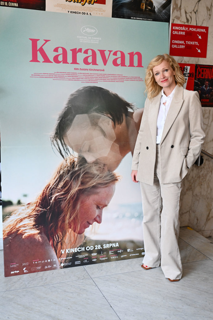 Aňa Geislerová představila nový film Karavan.
