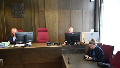 FOTO: Michaela Nosková u soudu.