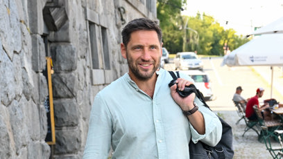 FOTO: Martin Písařík dorazil na Náplavku v dobré náladě.