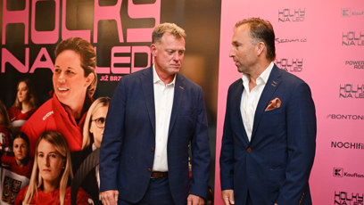 FOTO: Na premiéře o hokeji nemohl chybět ani trenér reprezentace Radim Rulík.