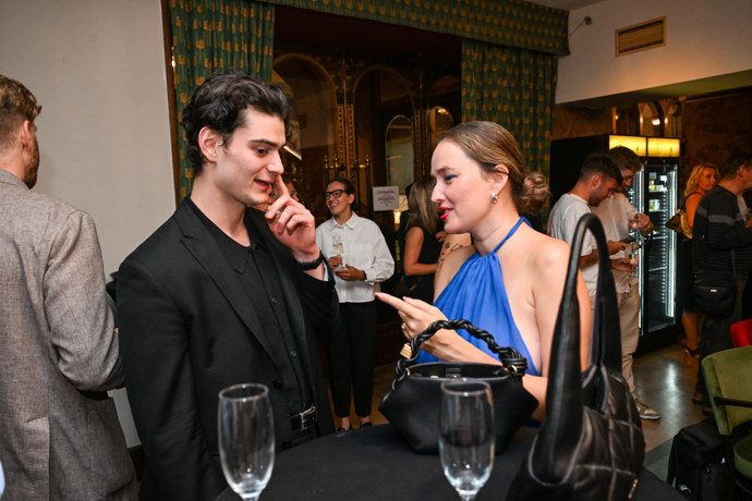 Josef Trojan na premiéře filmu.