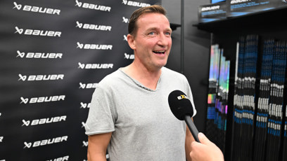 FOTO: Vladimír Šmicer během rozhovoru.