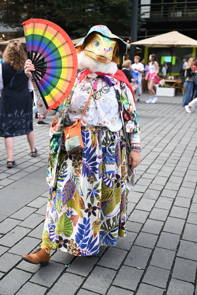 Prague Pride 2025 byl plný rozmanitých oblečků. 