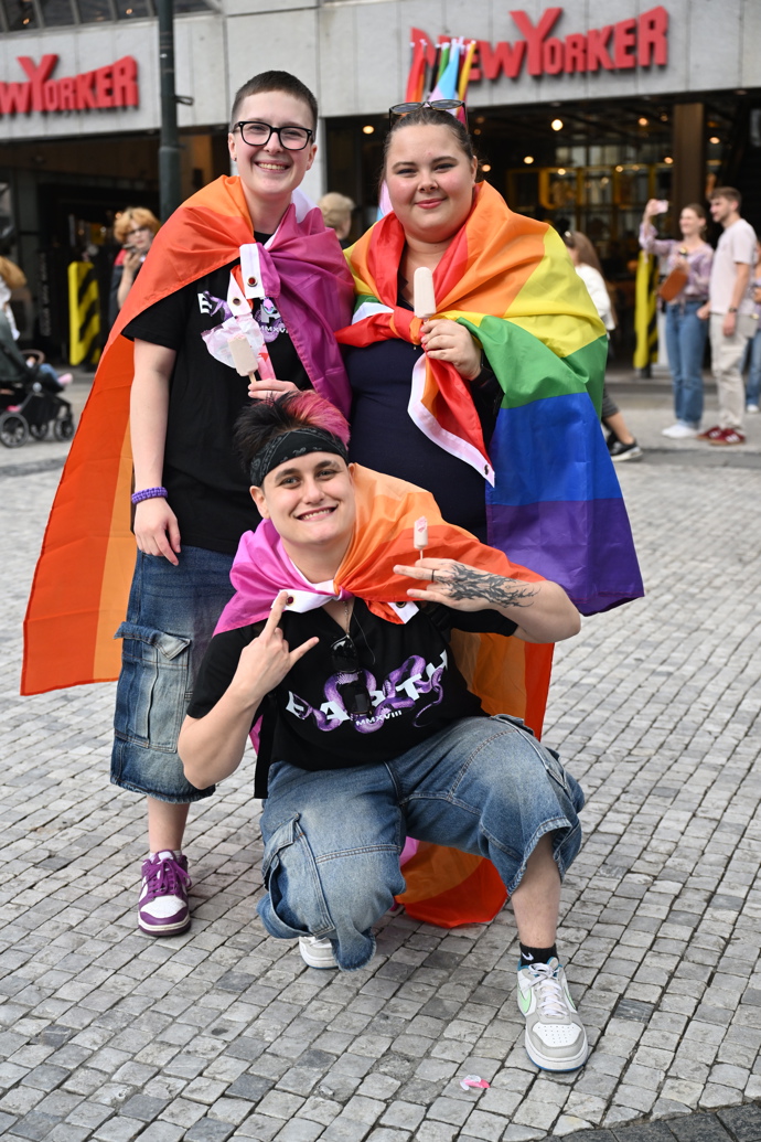 Prague Pride 2025 byl plný rozmanitých oblečků. 