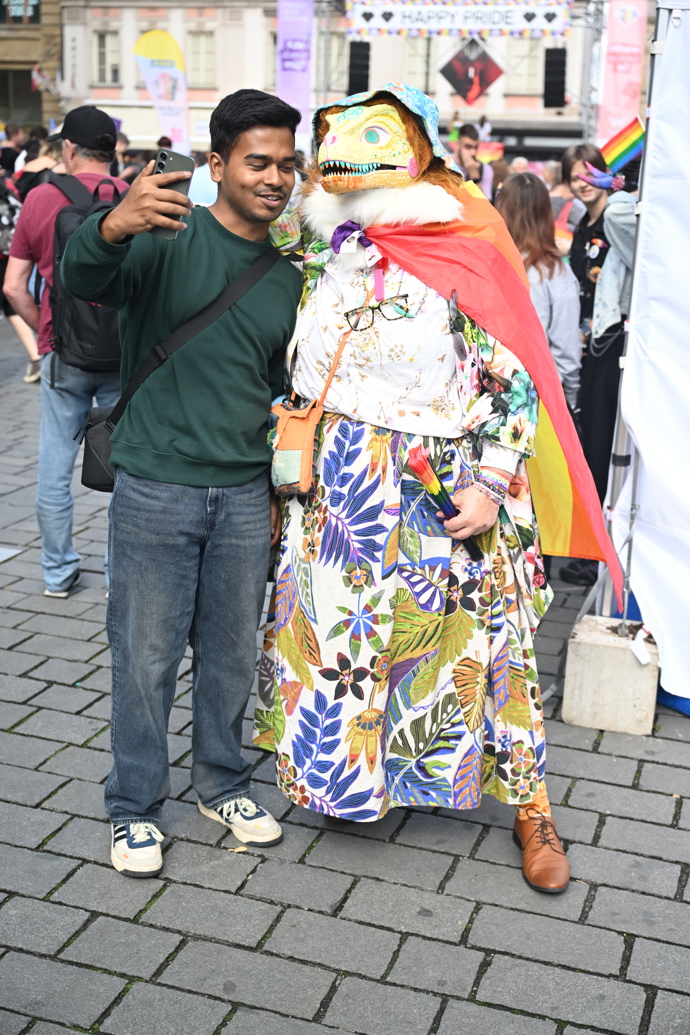 Prague Pride 2025 byl plný rozmanitých oblečků. 