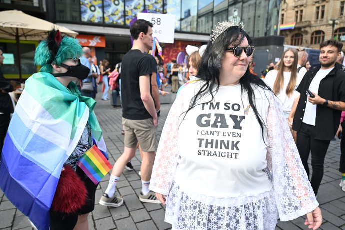 Prague Pride 2025 byl plný rozmanitých oblečků. 
