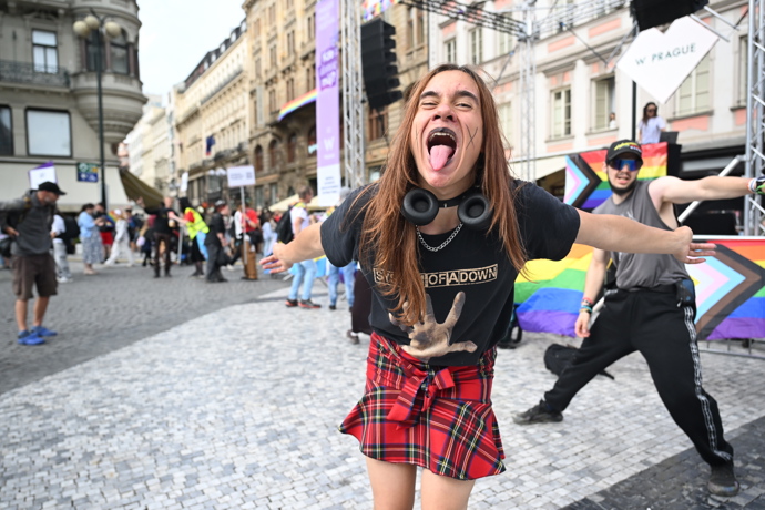 Prague Pride 2025 byl plný rozmanitých oblečků. 