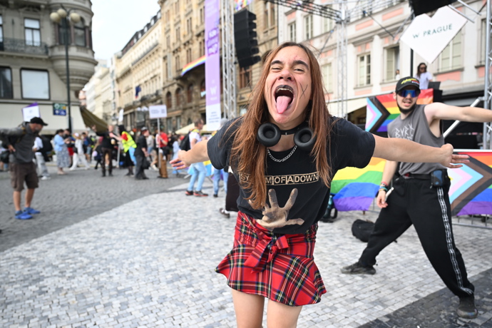 Prague Pride 2025 byl plný rozmanitých oblečků. 