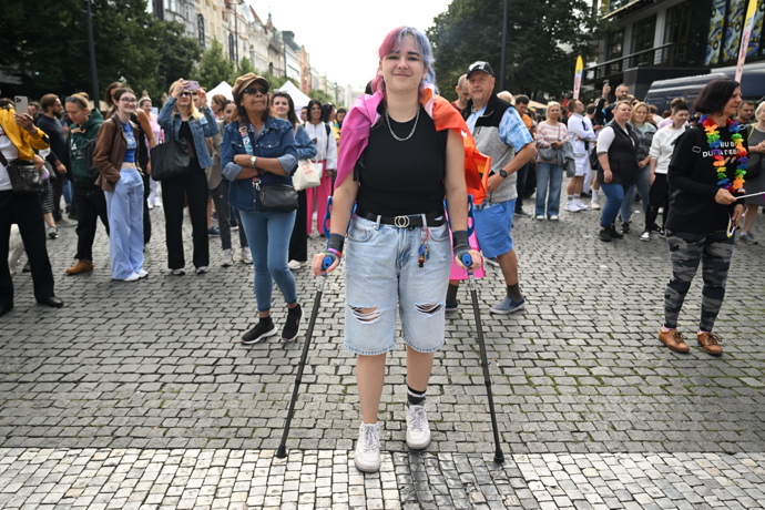 Prague Pride 2025 byl plný rozmanitých oblečků. 
