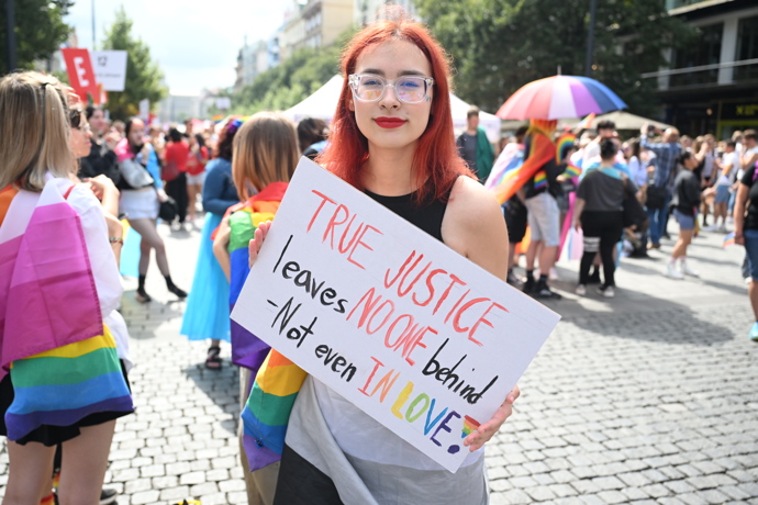 Prague Pride 2025 byl plný rozmanitých oblečků. 