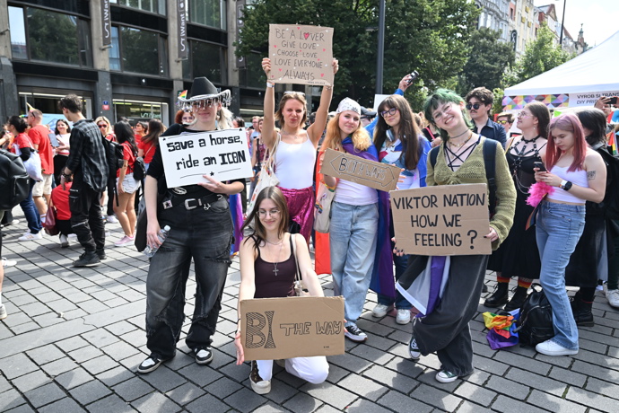 Prague Pride 2025 byl plný rozmanitých oblečků. 