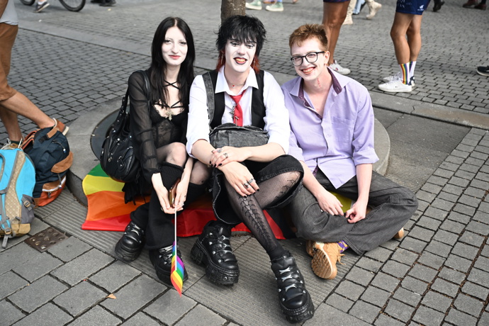 Prague Pride 2025 byl plný rozmanitých oblečků. 