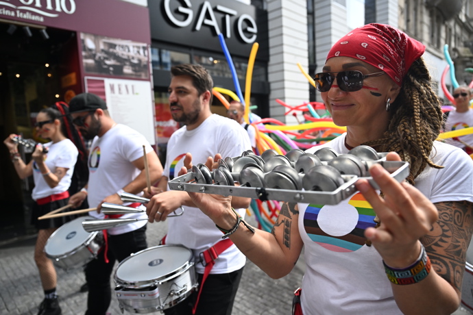 Prague Pride 2025 byl plný rozmanitých oblečků. 