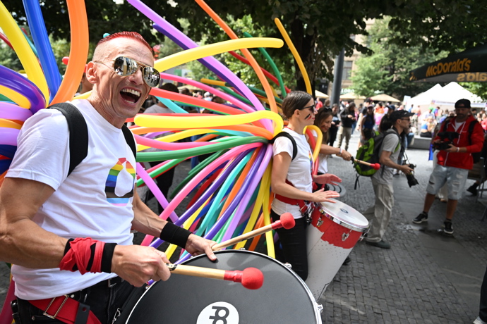 Prague Pride 2025 byl plný rozmanitých oblečků. 