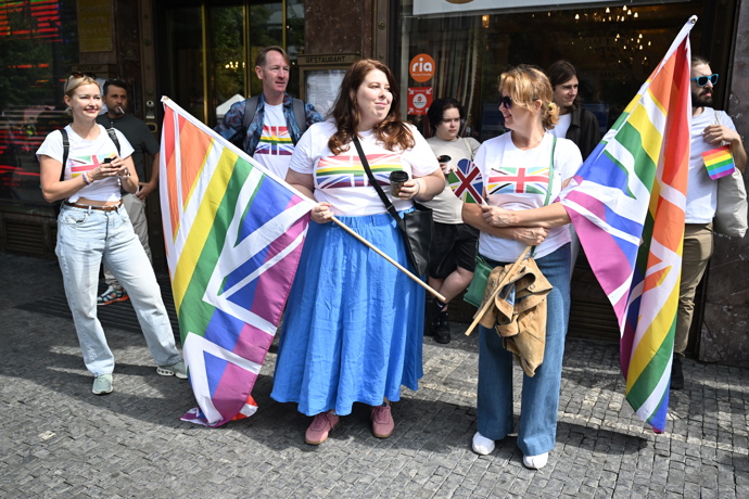 Prague Pride 2025 byl plný rozmanitých oblečků. 
