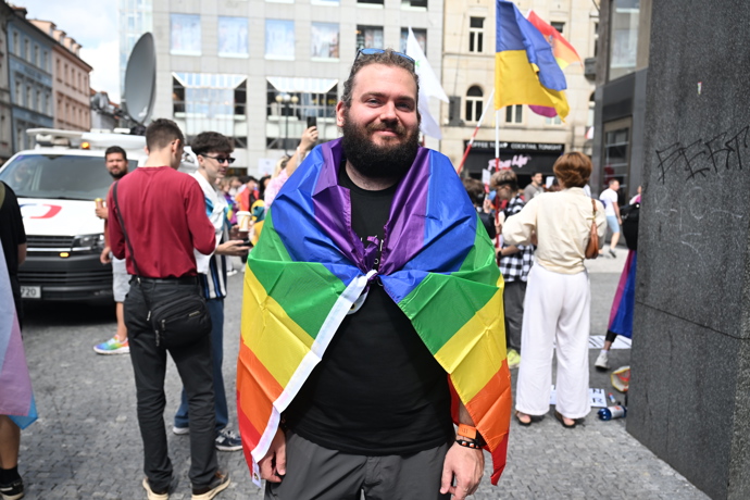 Prague Pride 2025 byl plný rozmanitých oblečků. 
