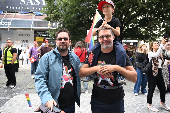 Prague Pride 2025 byl plný rozmanitých oblečků. 