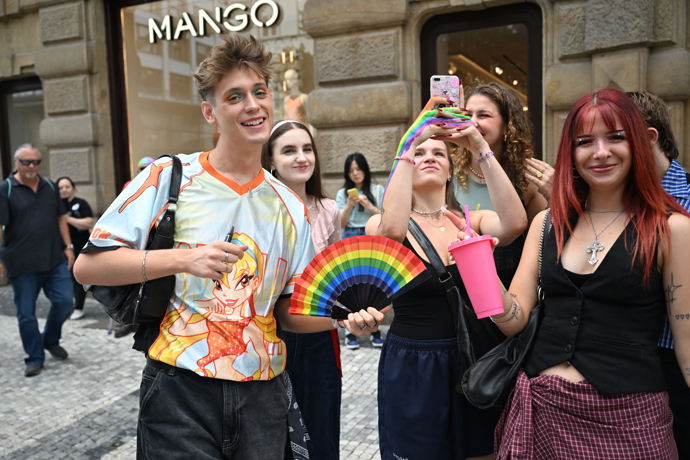 Prague Pride 2025 byl plný rozmanitých oblečků. 