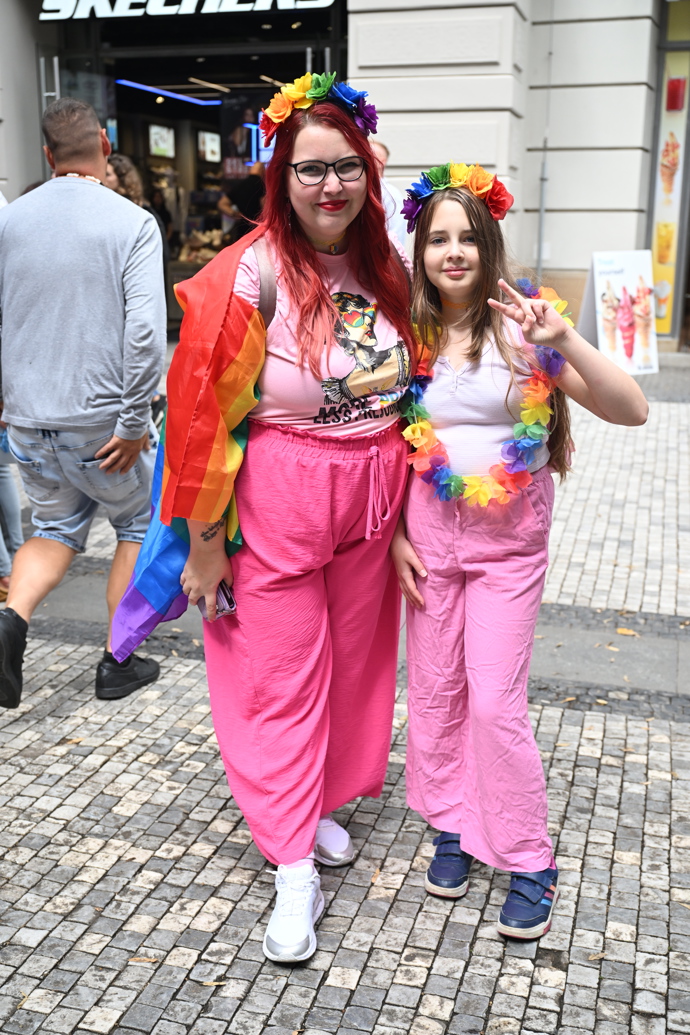 Prague Pride 2025 byl plný rozmanitých oblečků. 