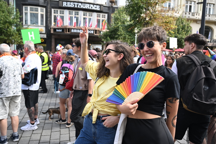 Prague Pride 2025 byl plný rozmanitých oblečků. 