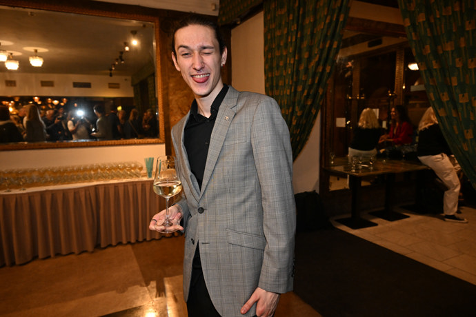 Alex Kavalčík a jeho grimasy.