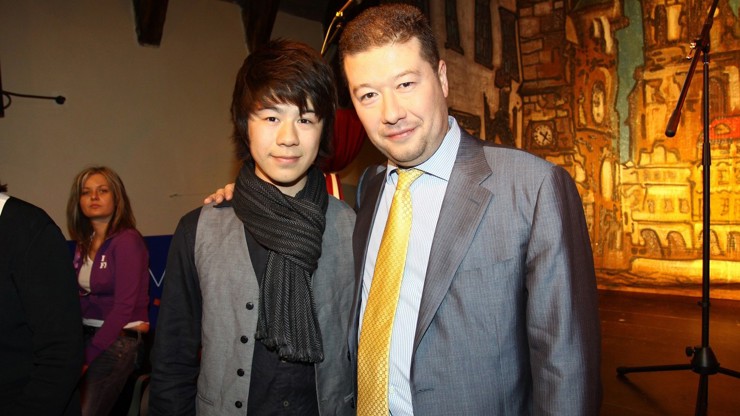 Tomio Okamura se synem Ruyem před lety.