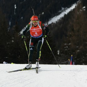 Bývalá biatlonistka Laura Dahlmeierová.