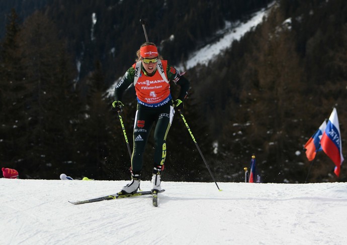 Bývalá biatlonistka Laura Dahlmeierová.