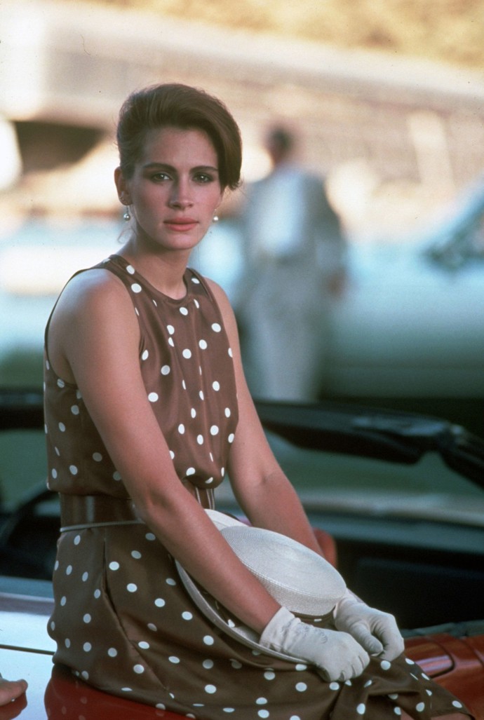 Trendy jsou znovu i puntíkaté šaty ve stylu Pretty Woman. 
