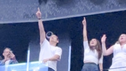FOTO: Ashton Kutcher a Mila Kunis se dobře bavili.