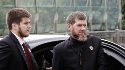 FOTO: Čečenský vůdce Ramzan Kadyrov se svým synem Adamem.
