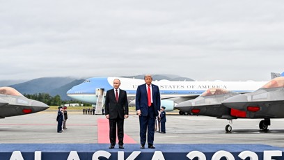 FOTO: Summit na Aljašce mezi Trumpem a Putinem