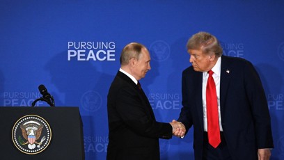 FOTO: Jednání mezi Trumpem a Putinem na Aljašce skončilo po necelých třech hodinách.