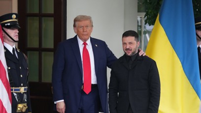 FOTO: Trump přivítal Zelenskyho v Bílém domě.