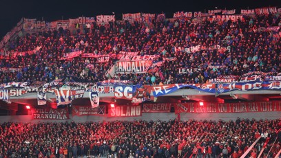 FOTO: Zápas mezi Independiente a Universidad de Chile.