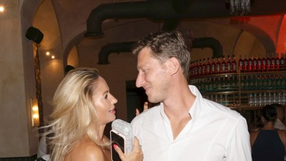 FOTO: Tereza Barošová a Filip Neusser na otvíračce restaurace v Brně.