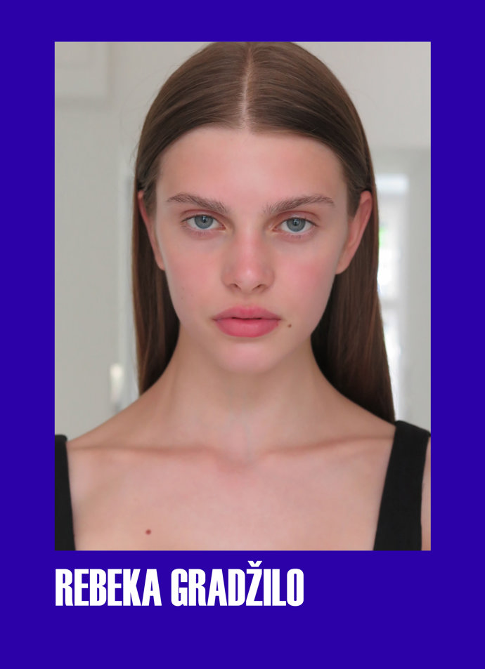 Finalistka Elite Model Look ČR a SR 2025, Rebeka Gradžilo.