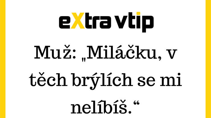 Když si muž pořídí nové brýle a zjistí, že láska je možná opravdu slepá!