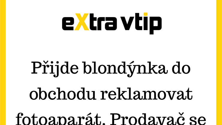 Jedno oko stačí aneb blondýnčin foto příběh...