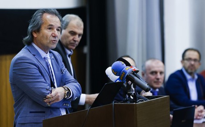 Andor Šándor na snímku z roku 2022. Odmítá obhajobu útoku ruských okupantů.
