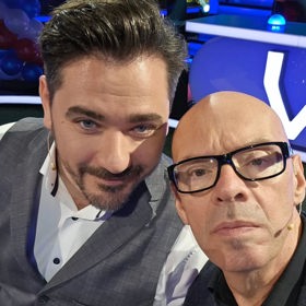 Oto Klempíř s Vojtou Kotkem.