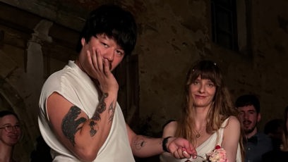 FOTO: Ruy Okamura si vzal svou dlouholetou přítelkyni Kristýnu.
