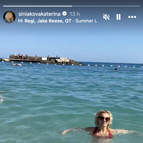 Kateřina Siniaková si užívá chvíle v Monaku.