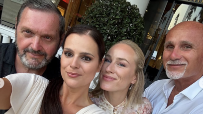 FOTO: Ornella Koktová s dětmi a manželem Josefem na dovolené.